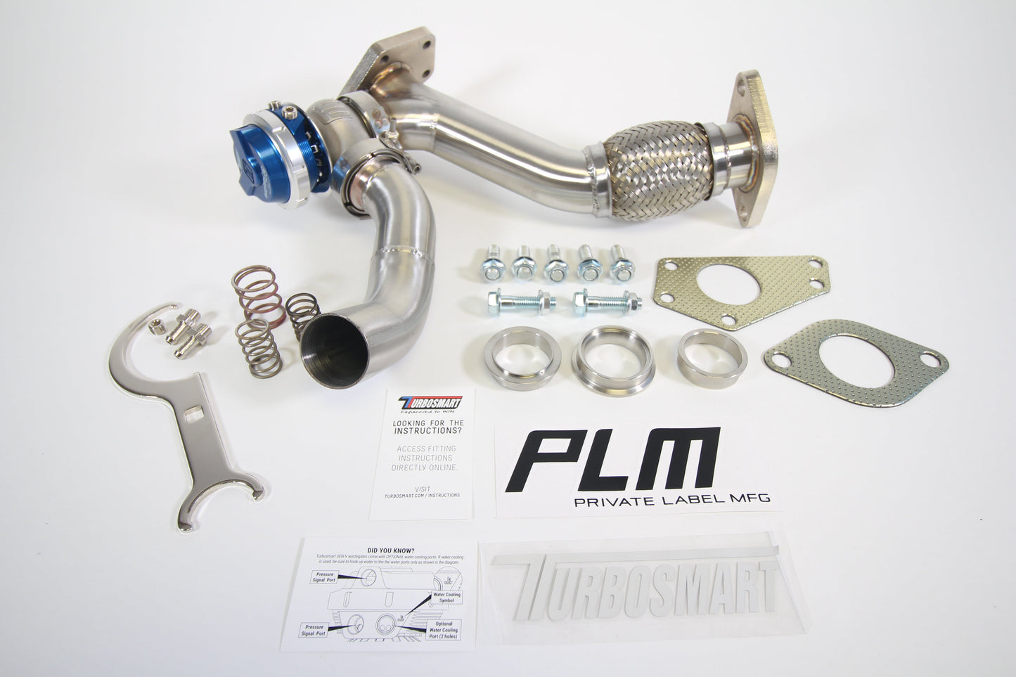PLM EWG 44mm Up Pipe with Turbosmart WG45 Gen V Wastegate - Subaru WRX 2002-2014 / STI 2004-2021